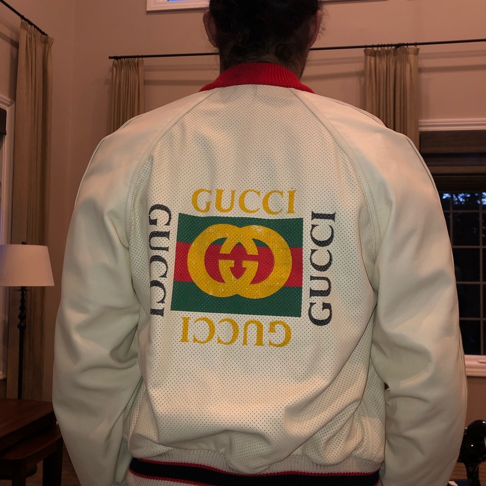 Gucci Bomber Jacket with logo. Retails for 4500$.